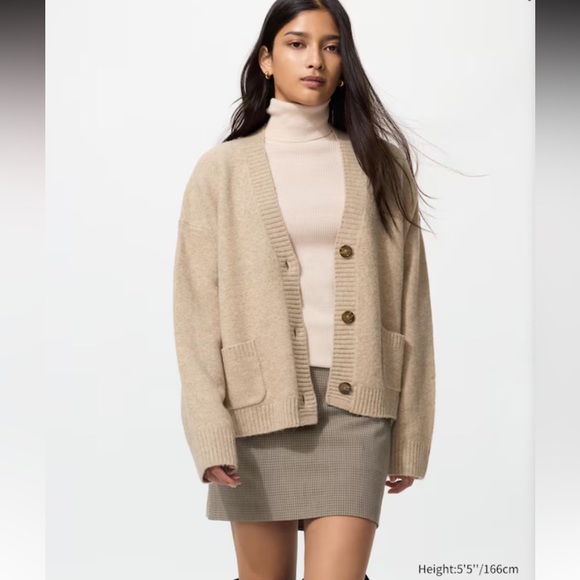 Uniqlo Sweaters - Uniqlo | Soufflé Yarn Short Cardigan Sweater, S